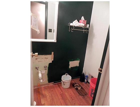 Powder Room Before