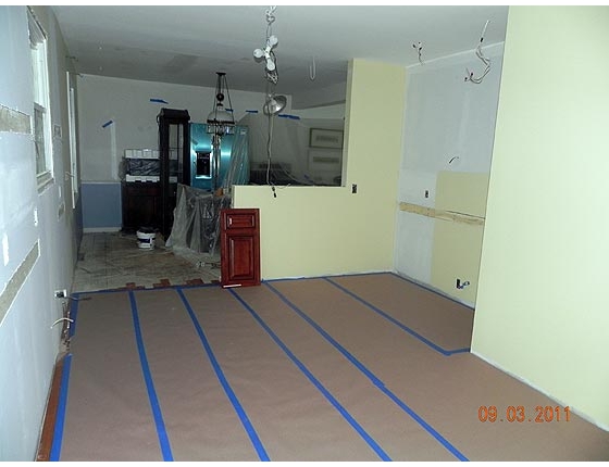 Protecting New Floor